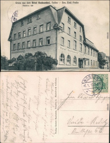 Cartolina nossen lotto - nossen,
